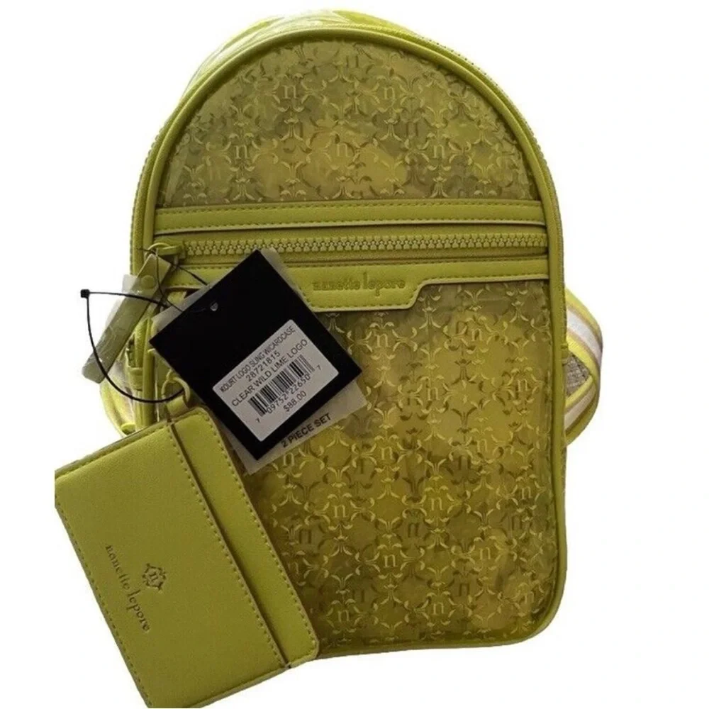 Nanette Lepore Clear Green Slingbag